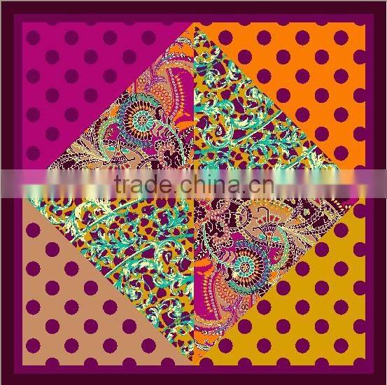 wholesale custom design turkish style digital printed polyester chiffon square scarf, head scarf,muslim chiffon hijab women