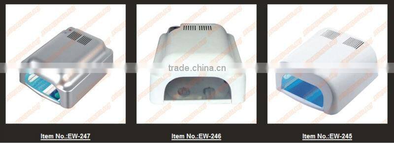 (CE&ROHS)High Quality New, Nail art nail polish glue dry uv lamp 120's,36w818