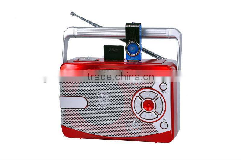 Manufacturer Supply Rechargeable Portable Mini Speaker with fm Radio