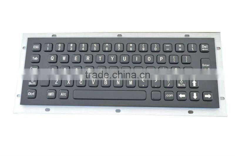 High Quality Kiosk Stainless Steel Metal PC Keyboard