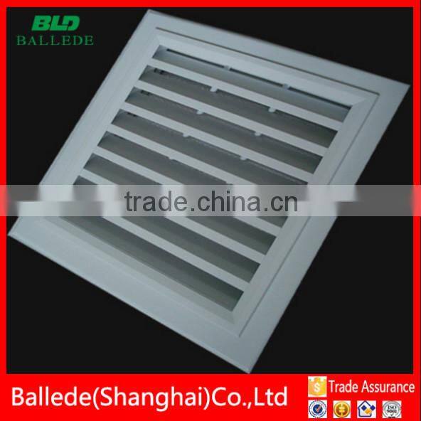 HVAC system powder coated ventilation louver for wall