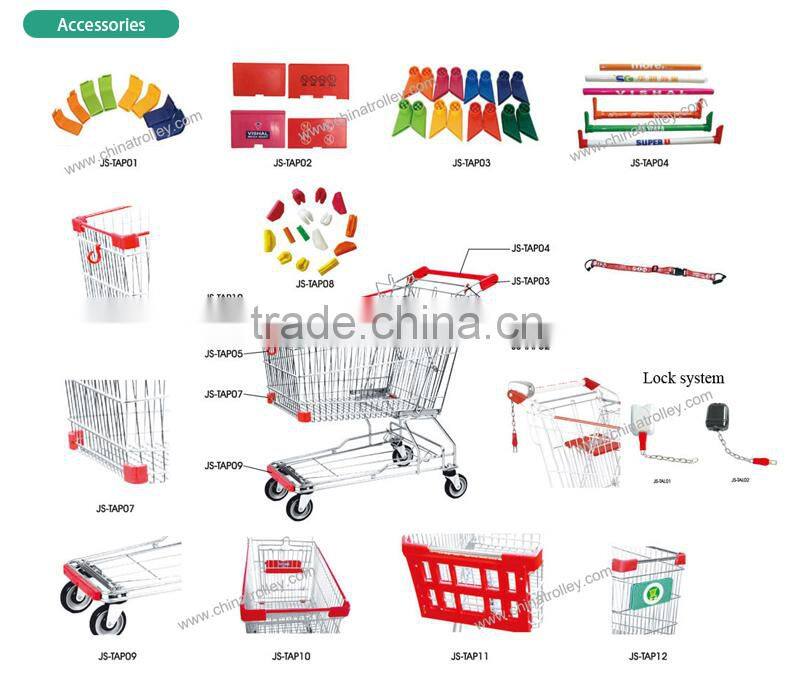 Stair climbing trolley for shopping mall and supermarket