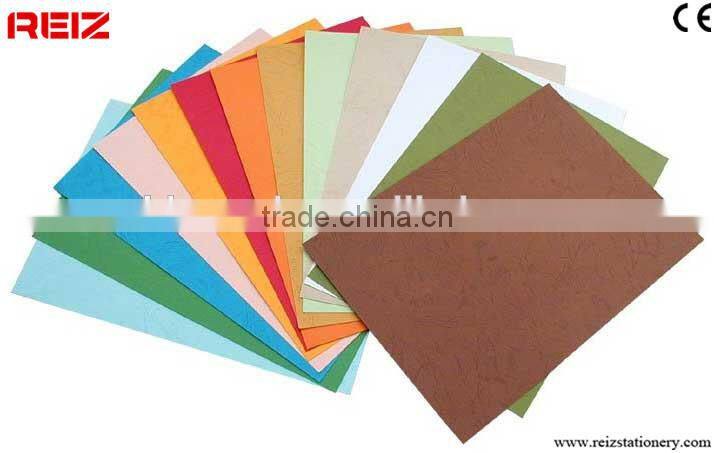 A4 230gsm leather grain paper binding cover embossed paper