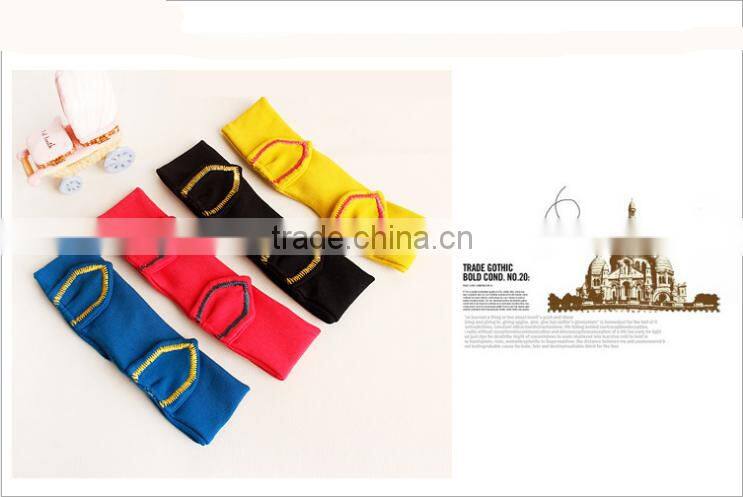 children headwear Korea baby cute knit headband with embroidery ear