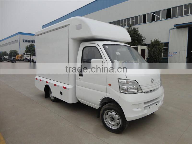 Top quality chang an mini led mobile stage truck for sale
