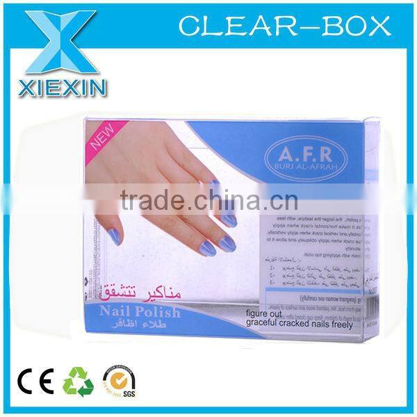 cheap discount PVC printing clear face mask packaging box