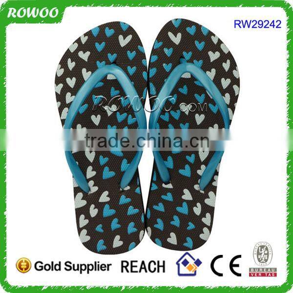 Womens plastic digital printed eva slippers