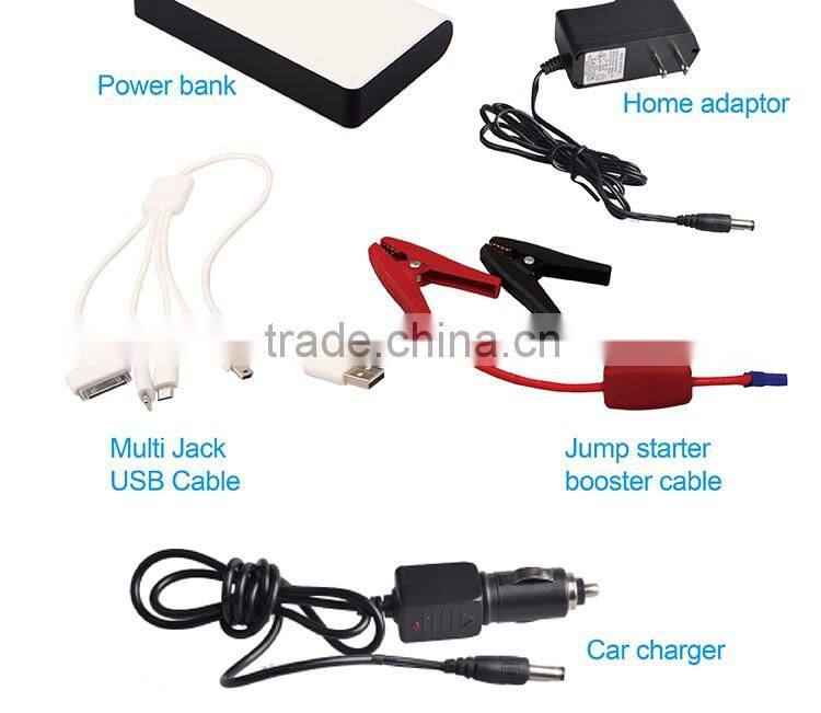 Professional mini jump starter power bank with CE,RoHS,MSDS Certification