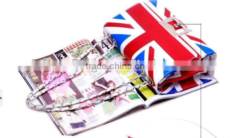 2012 New style flag evening bag, cutch bags, shoulder bags