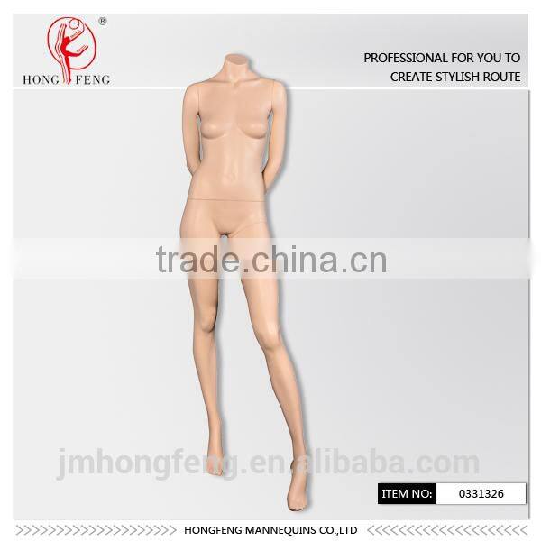 2015 hongfeng new fashion female headless mannequins
