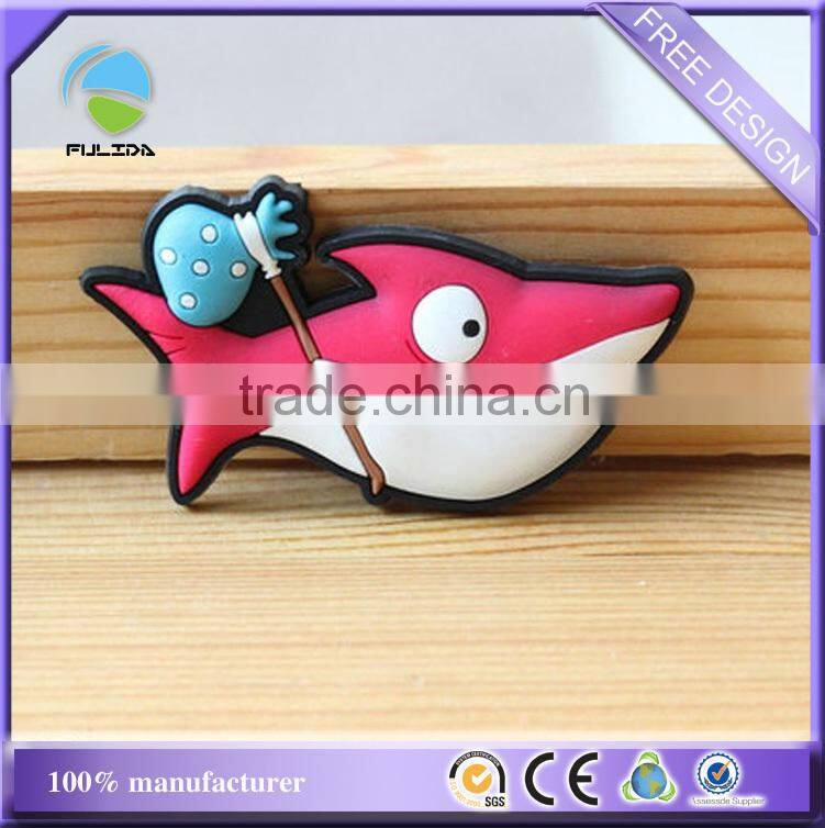 starfish shaped soft PVC rubber decorative fridge magnet