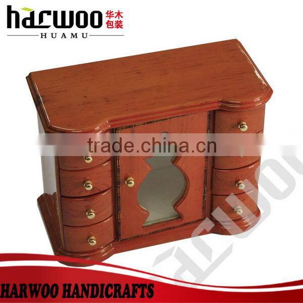 unique cosmetic jewelry box with high quality material