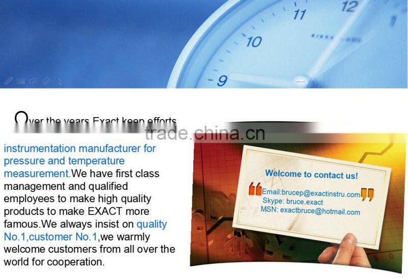 All Stainless Steel Water Pressure Gauge With Glycerin Filled