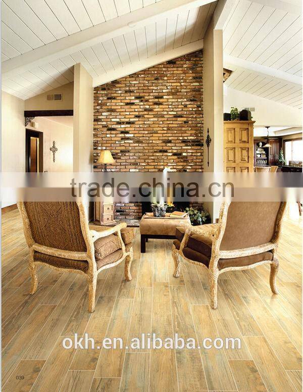 Interior project Wood like Tiles