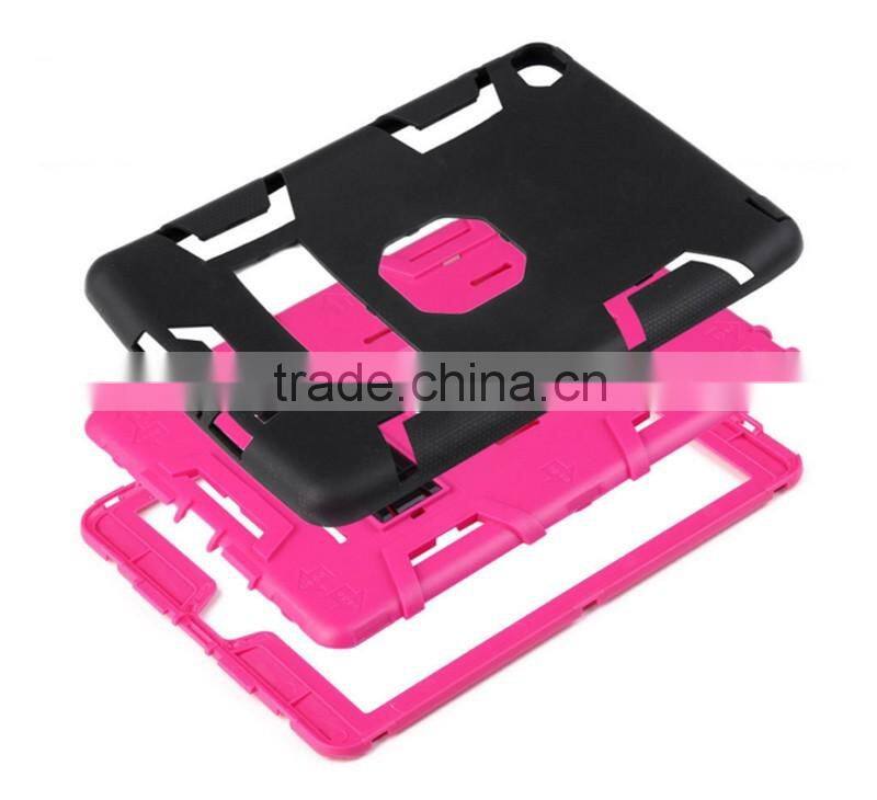 Tough duty anti-slid hybrid TPU tablet case for iPad Air 2 iPad 6 Gen