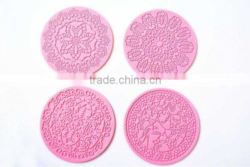 100% foodsave food grade cake tools fondant tools silicone fondant mould