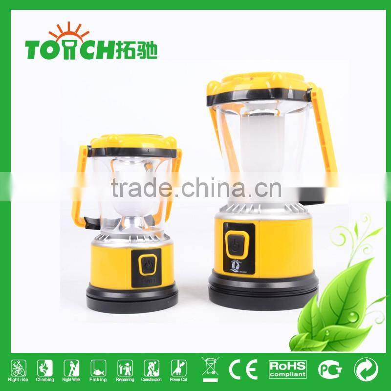 Classical Rechargeable Camping Lantern Design ABS Plastic For Dry Battery Outdoor Camping Light Lamp with USB