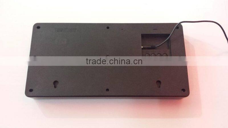 High quality led alarm clock with calendar and week