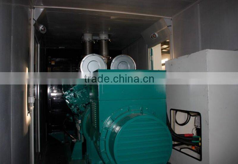 Hot Sales!Silent 1000Kw container diesel engine generator powered by Cummins KTA50-G3 engine, Containerized type or Open type