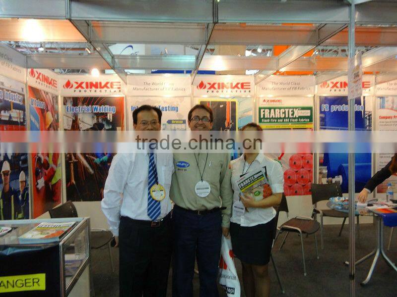 red permanent flame retardant armaid fiber fabric for aramid jacket