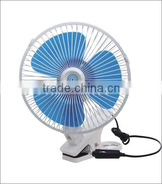 6 inch car fan with heavy duty clip