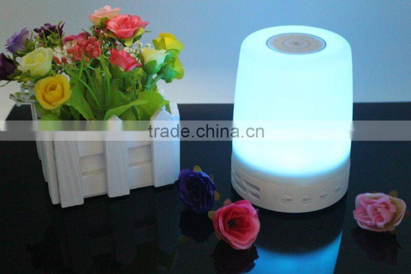 2016 AJ99 new portable wireless CH285 bluetooth speaker with led light,lamp speaker bluetooth