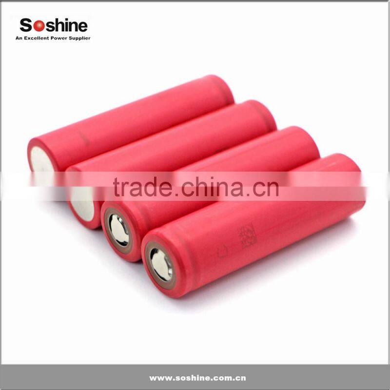 New Original 18650 3400mah li-ion rechargeable battery cell from Sanyo