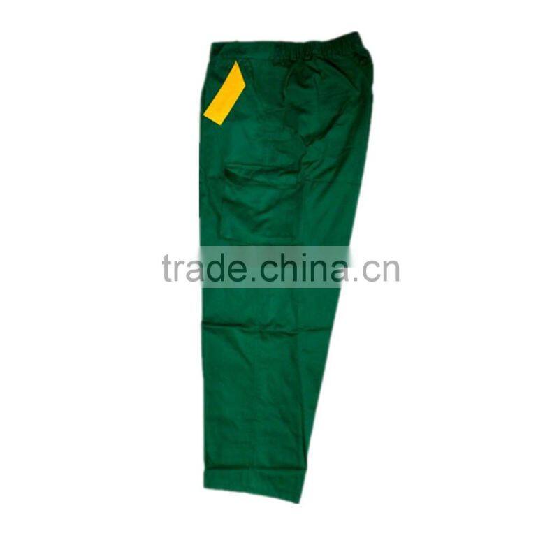 Cheap 100% Cotton work Cargo Pants , Bi color pants Chinese Supplier