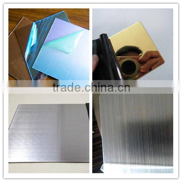 Color Embossed Checkered Decorative Stainless Steel Plate / Stainless Steel Decorative Sheet