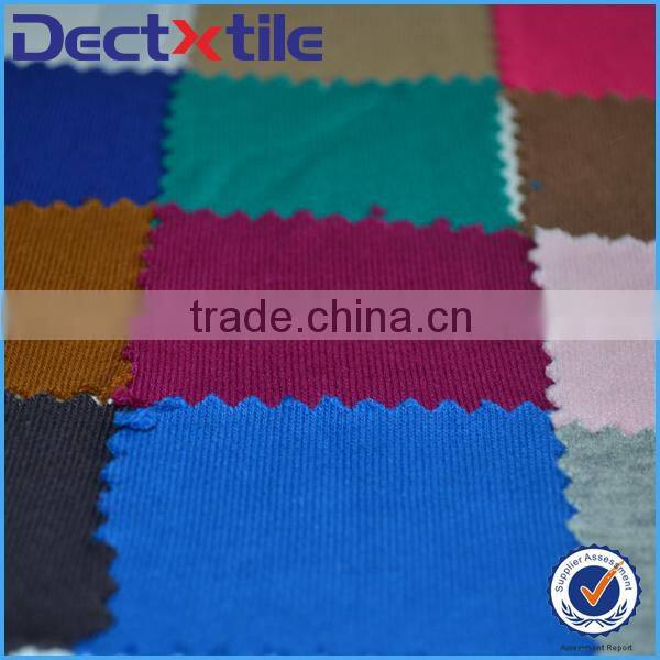 well made 32S combed knitted cotton fabric for interloop and hoodies