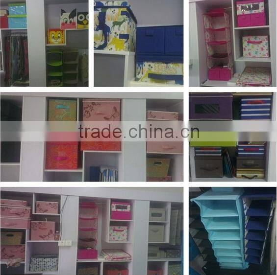 Oxford folding bauble storage box/14-dividers socks and bras storage box