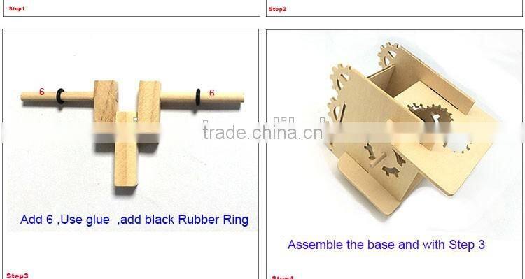 DIY draw your own Pterosaur wooden toy for educational