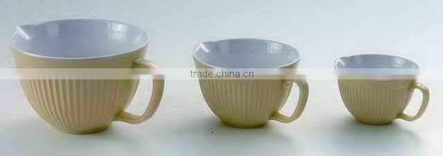 High quality standard health mixing melamine novelty measure cup