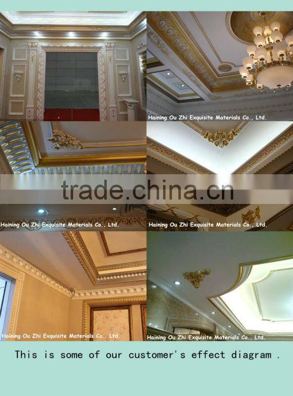 2014 hot sale PU crown moulding for Home&Interior material