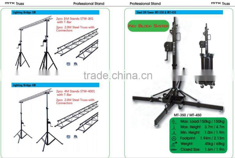 American DJ Tripod Stand with T-Bar Single T-Bar with Mounting Hardware