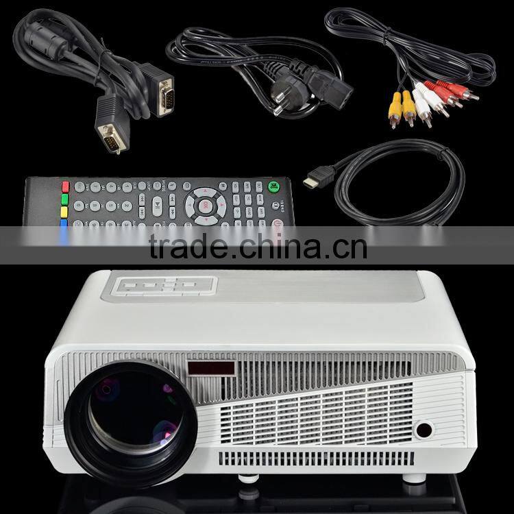 Brightest 4500lumens Native 1280*800 Full HD Led Digital Smart Projector,Wireless connect to iPhone/iPad