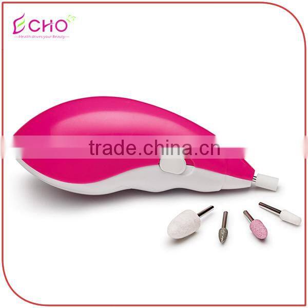5 in 1 Mini Battery Operated Pink Mouse Shape Pedicure Manicure Kit