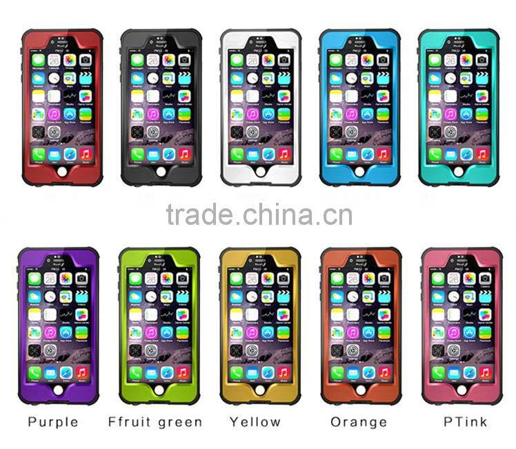 Amazon Hot Selling IPX8 Waterproof Phone Cases for Iphone 6/6S, OEM Customize Your Logo