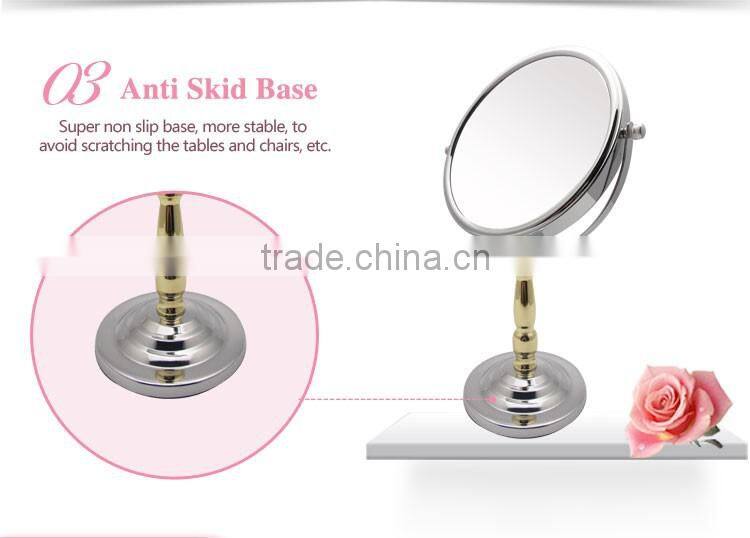 Hotel bathroom desktop magnifying mirror 5x