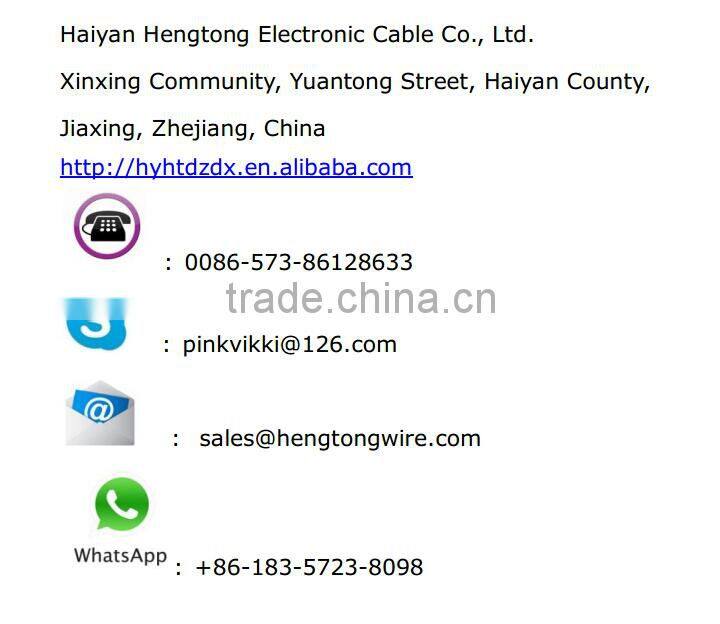 Twisted Pair Telephone Cable with Each AL Foil Shielded