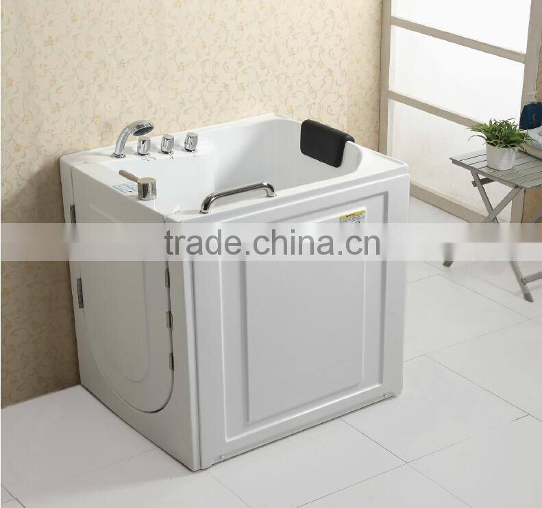 Q316N Walk in shower tub combo /acrylic massage walk in bathtub