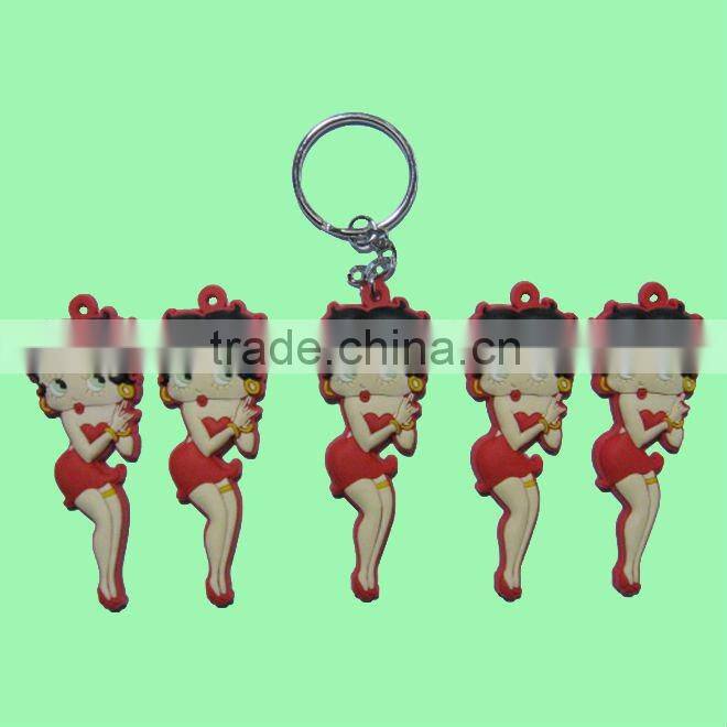 high quality soft pvc keychains