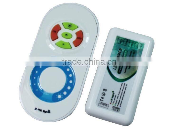12V~24VDC 20~30m remotecontrol distance 2.4G RGB wireless touch controller/Dimmer for led light