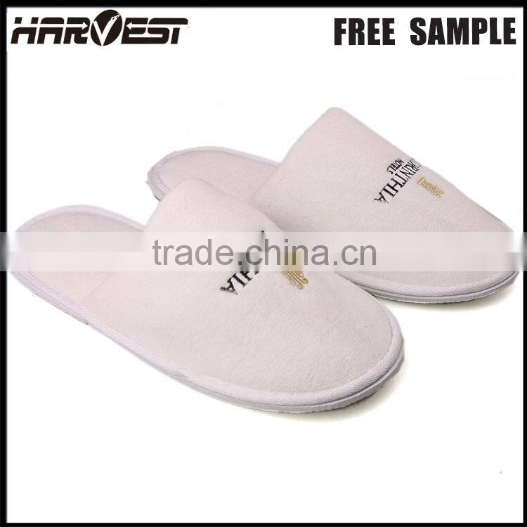 Custom made design women bathroom slippers , chinese velvet bath slipper