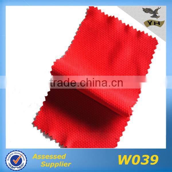 red 100% polyester woven fabric