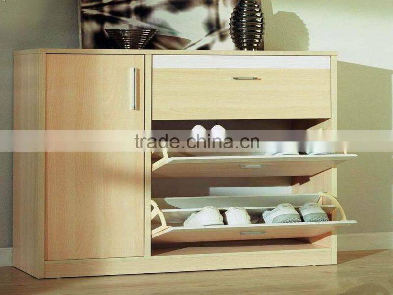 melamine laminated shoe cabinet rack for sale