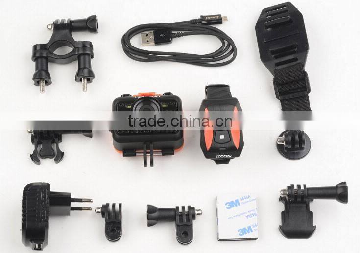 SOOCOO S60 Underwater WIFI Cameras with Remote Control Full HD 170 Degree Wide-angle Lens