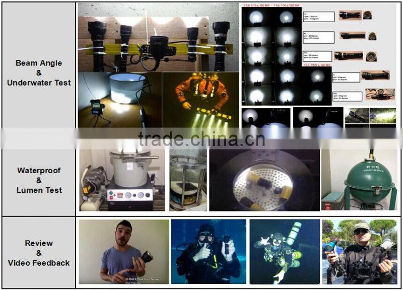 HI-MAX Classic Mini 1000 LM Cr ee LED Diving Flashlight