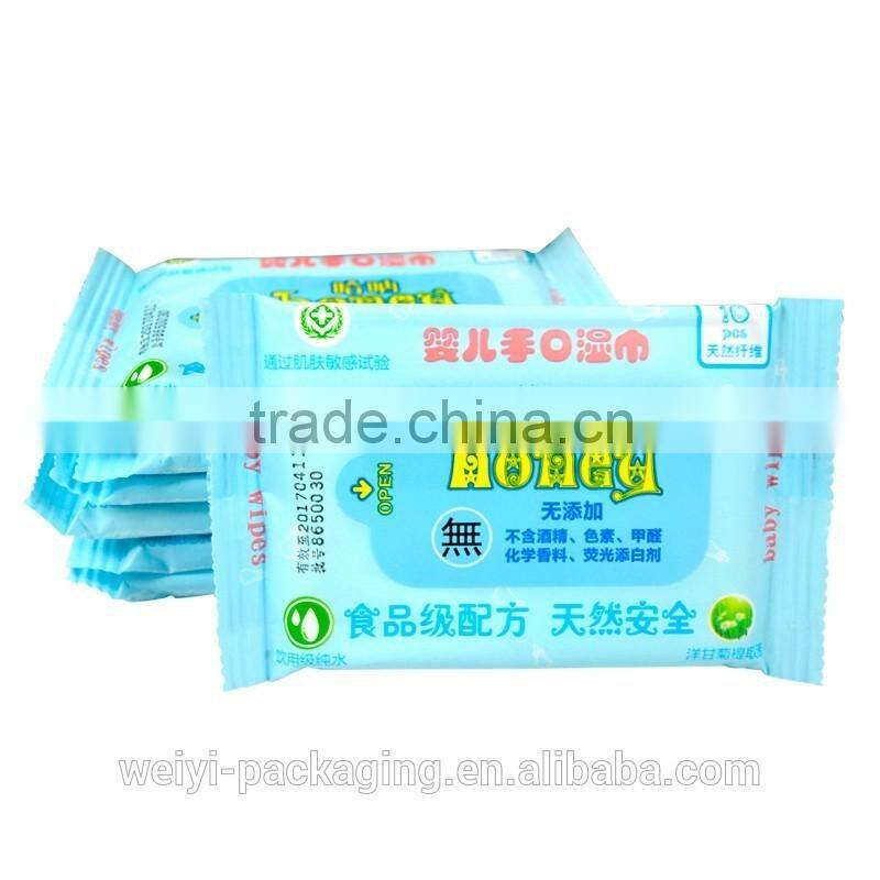 wet refresh tissue paper packaging/baby wet wipe tissue packaging