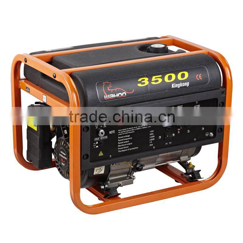 hot selling 3500 liquefied petroleum gas and gasoline generator 2.5kw WH3500 LPG